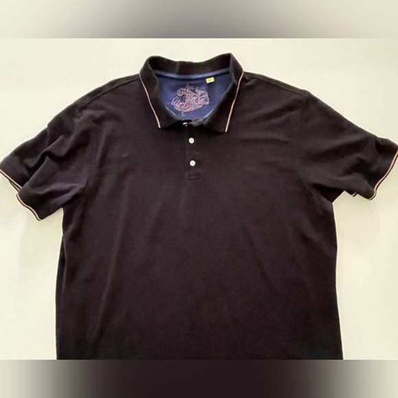 Shirt ROBERT GRAHAM Black POLO SHIRT MENS SIZE 3XL - Picture 2 of 3